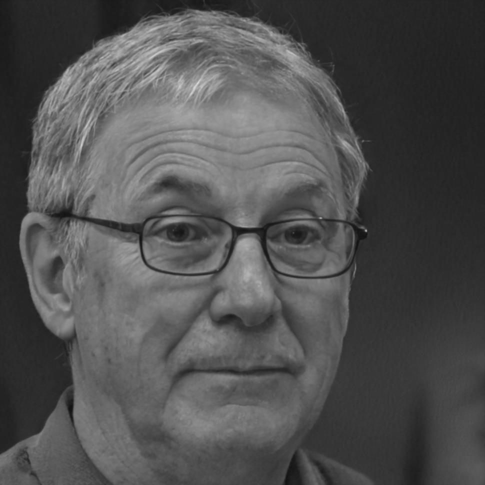 Portrait of graduate student discussing financial planning results