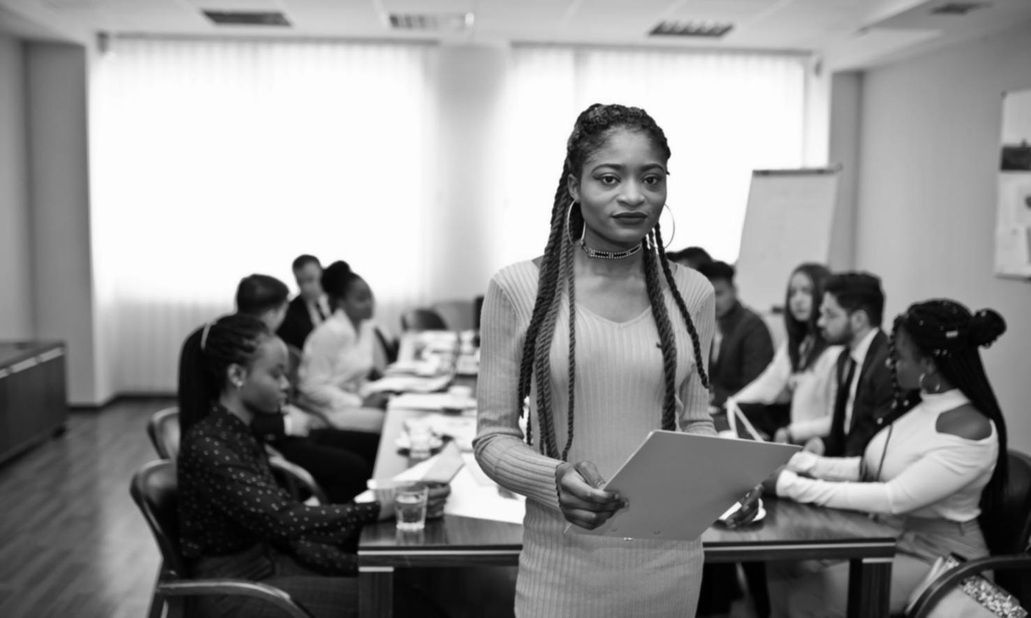 Modern investment technology workspace with financial automation systems